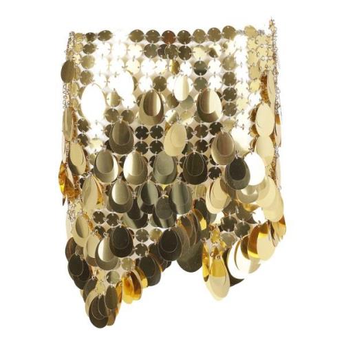 Gouden Paillette Ketting Rok Paco Rabanne , Yellow , Dames