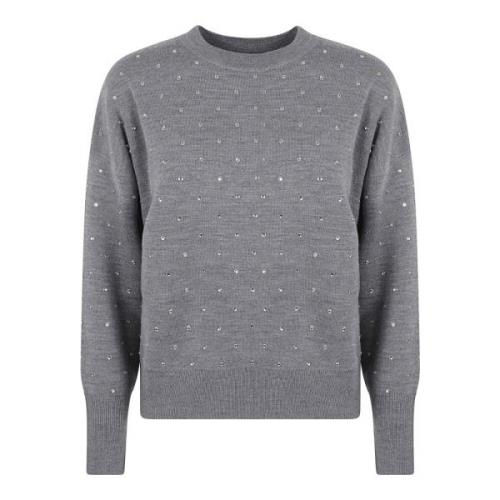 Grijze Sweater Dameskleding Paco Rabanne , Gray , Dames