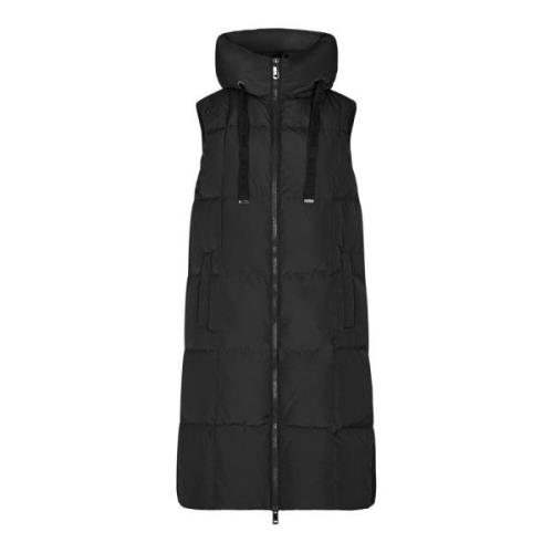 Square Down Bodywarmer MOS Mosh , Black , Dames