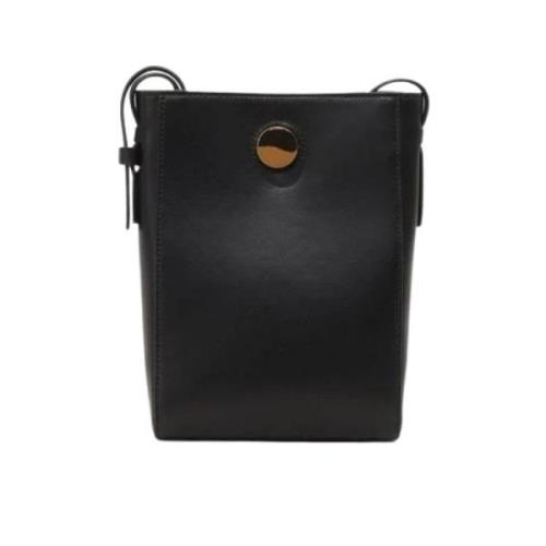 Stijlvolle Bucket Tas Fabiana Filippi , Black , Dames