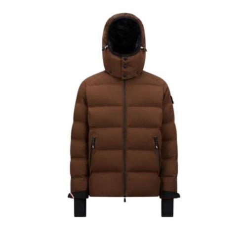 Technische Jas voor Buitensport Moncler , Brown , Heren