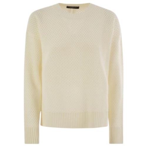 Gezellig Gebreide Pullover Sweater Fabiana Filippi , Beige , Dames