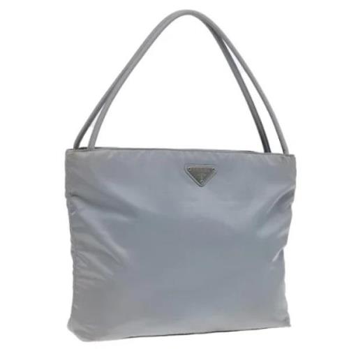 Pre-owned Nylon totes Prada Vintage , Blue , Dames