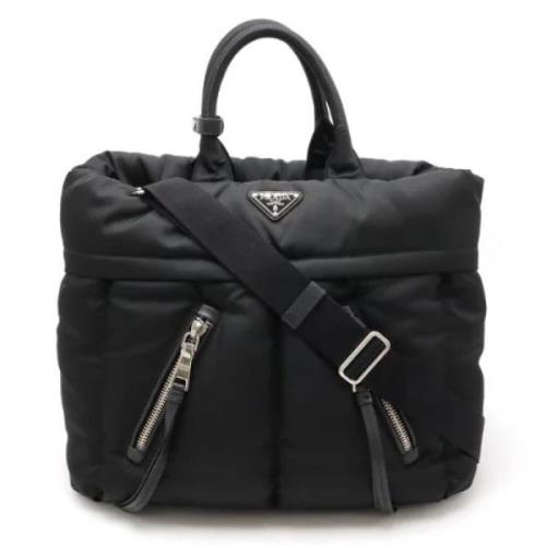 Pre-owned Canvas totes Prada Vintage , Black , Dames