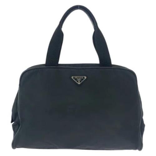 Pre-owned Canvas handbags Prada Vintage , Black , Dames