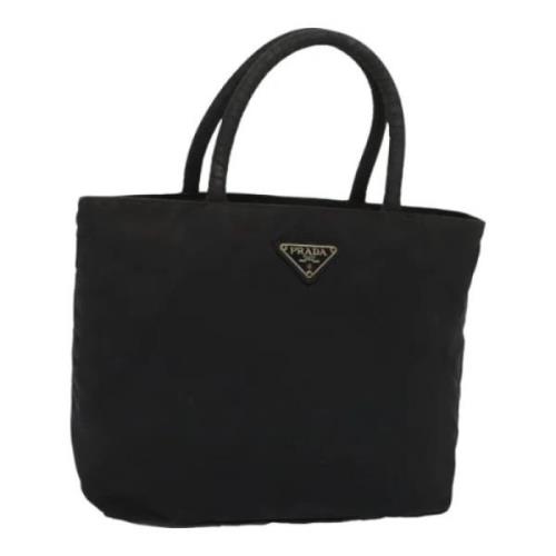 Pre-owned Nylon handbags Prada Vintage , Black , Dames