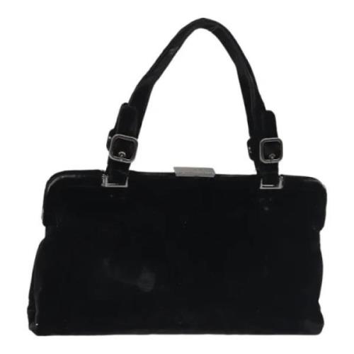 Pre-owned Canvas prada-bags Prada Vintage , Black , Dames