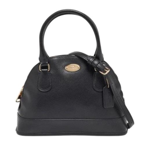 Pre-owned Leather shoulder-bags Coach Pre-owned , Black , Dames