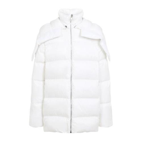 Capuchon Cyclopic Jas Moncler , White , Dames