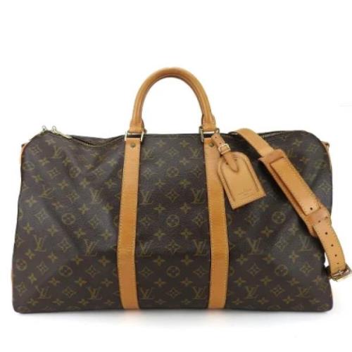 Pre-owned Canvas louis-vuitton-bags Louis Vuitton Vintage , Brown , Da...