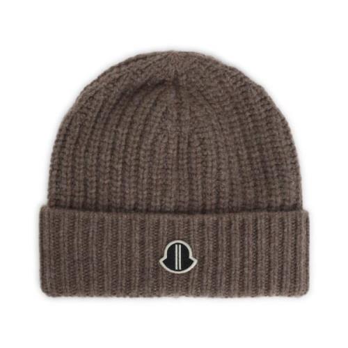 Wol Kasjmier Dust Beanie Moncler , Black , Unisex