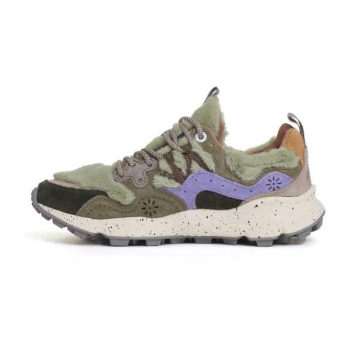 Groene Bont Paarse Sneakers Vrouwen Flower Mountain , Multicolor , Dam...