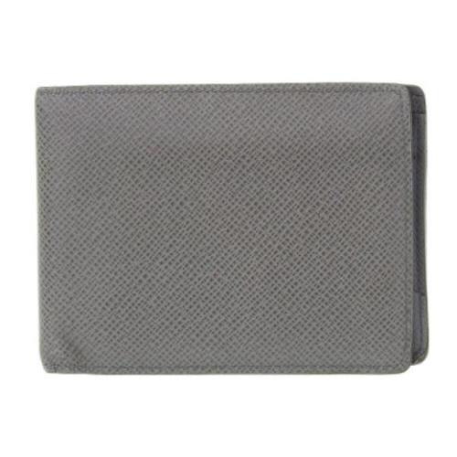 Pre-owned Canvas wallets Louis Vuitton Vintage , Gray , Heren