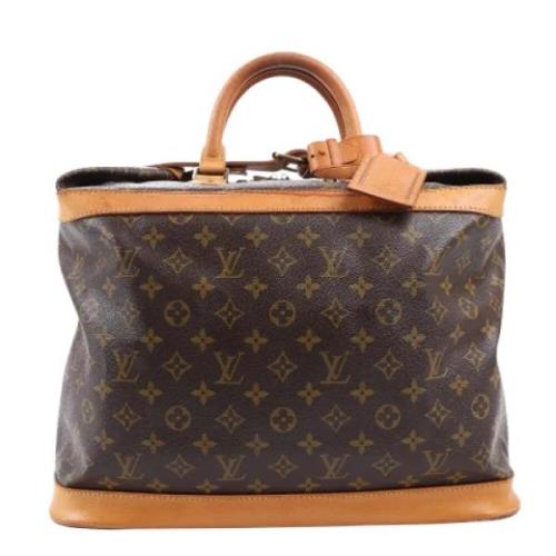 Pre-owned Leather travel-bags Louis Vuitton Vintage , Brown , Dames