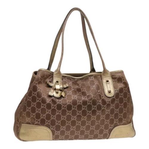 Pre-owned Canvas gucci-bags Gucci Vintage , Brown , Dames