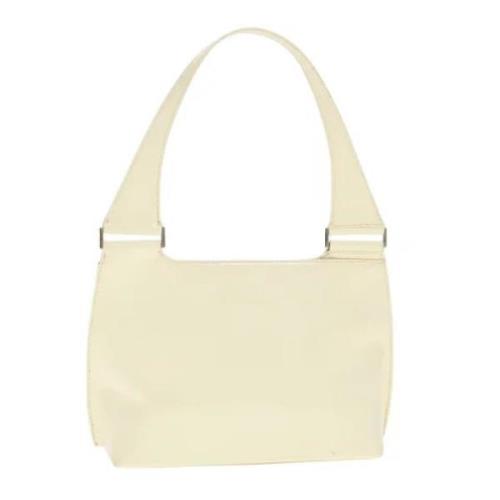 Pre-owned Fabric gucci-bags Gucci Vintage , White , Dames