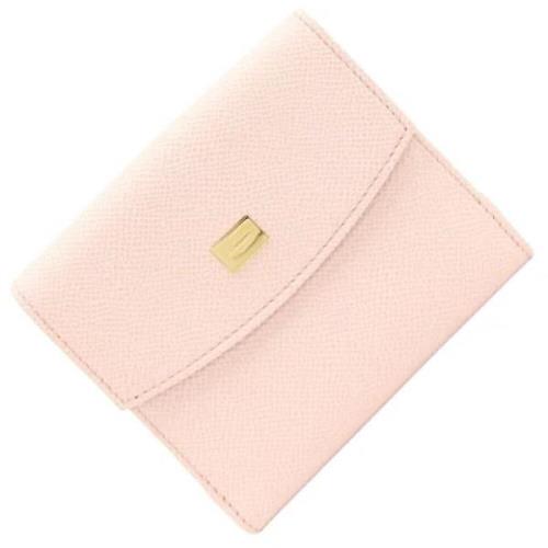 Pre-owned Leather wallets Salvatore Ferragamo Pre-owned , Pink , Dames