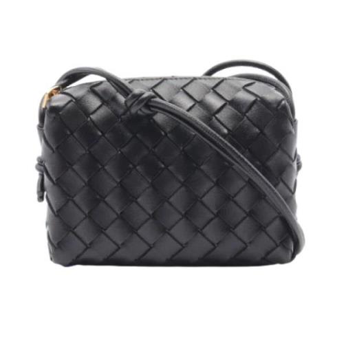 Pre-owned Leather shoulder-bags Bottega Veneta Vintage , Black , Dames