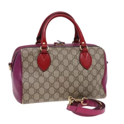 Pre-owned Leather gucci-bags Gucci Vintage , Brown , Dames