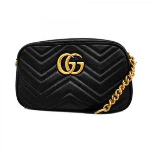 Pre-owned Leather gucci-bags Gucci Vintage , Black , Dames