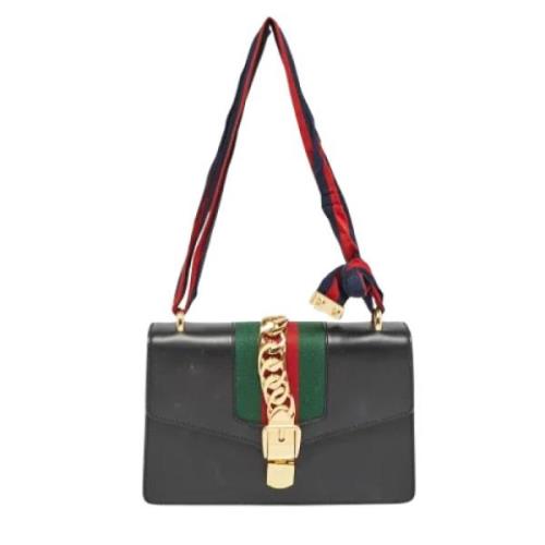 Pre-owned Leather gucci-bags Gucci Vintage , Black , Dames