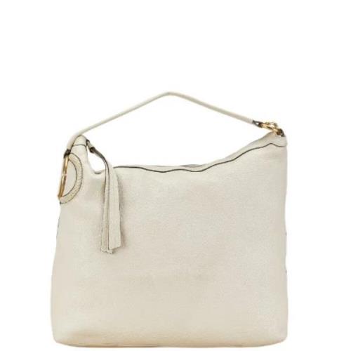 Pre-owned Leather gucci-bags Gucci Vintage , White , Dames