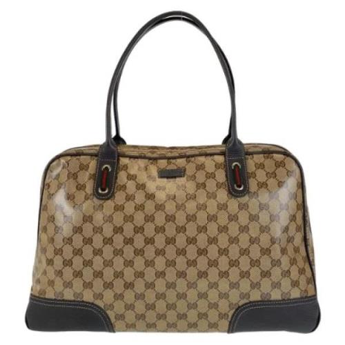 Pre-owned Canvas gucci-bags Gucci Vintage , Brown , Dames