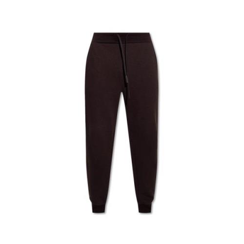 Wafelgebreide sweatpants Theory , Brown , Heren