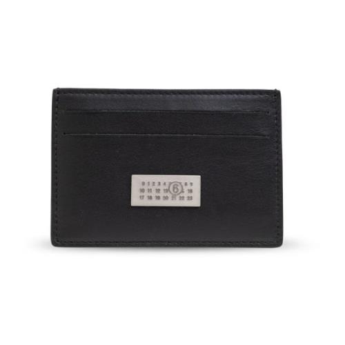 Leren kaarthouder MM6 Maison Margiela , Black , Unisex