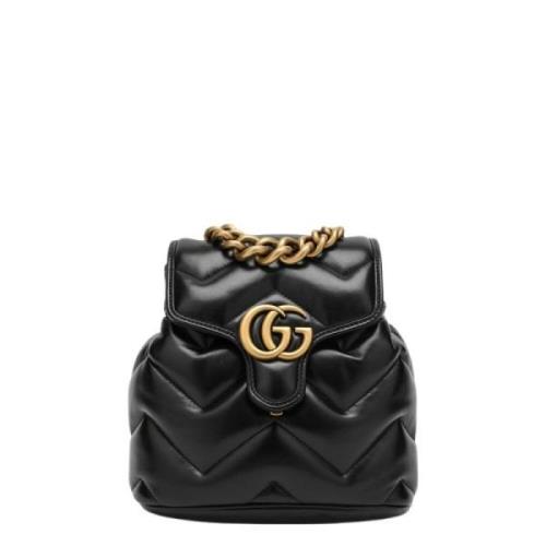 Marmont Nappa Handtas Gucci , Black , Dames