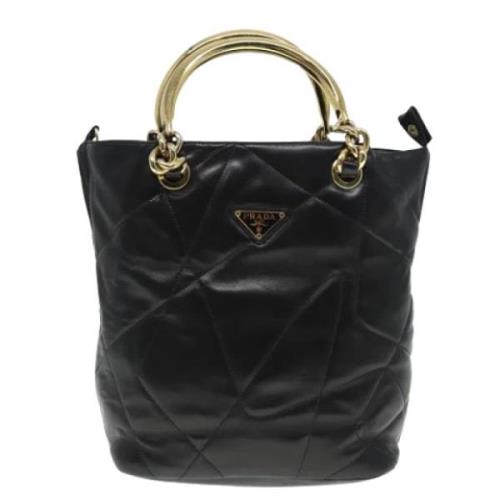 Pre-owned Leather prada-bags Prada Vintage , Black , Dames