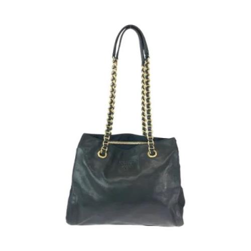 Pre-owned Leather totes Prada Vintage , Black , Dames