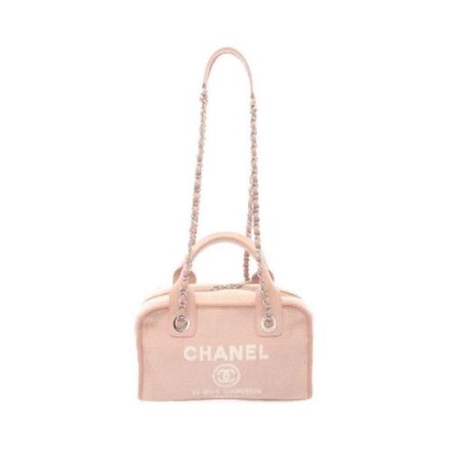 Pre-owned Leather chanel-bags Chanel Vintage , Pink , Dames