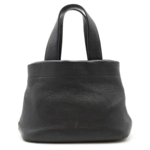 Pre-owned Leather totes Prada Vintage , Black , Dames