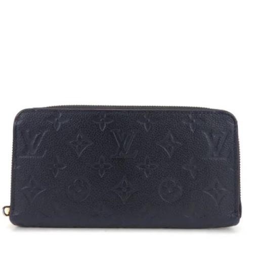 Pre-owned Canvas wallets Louis Vuitton Vintage , Blue , Dames