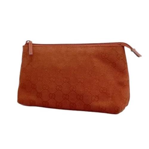 Pre-owned Canvas gucci-bags Gucci Vintage , Orange , Dames