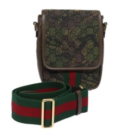 Pre-owned Canvas gucci-bags Gucci Vintage , Green , Dames