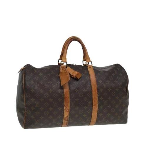 Pre-owned Canvas louis-vuitton-bags Louis Vuitton Vintage , Brown , Da...