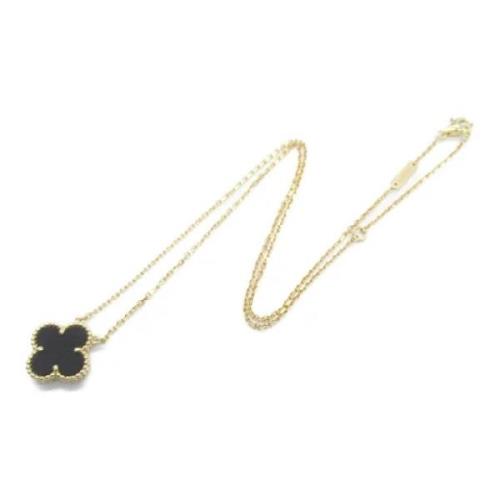 Pre-owned Metal necklaces Van Cleef & Arpels Pre-owned , Yellow , Dame...