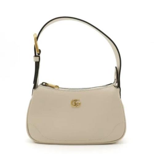 Pre-owned Leather gucci-bags Gucci Vintage , Beige , Dames