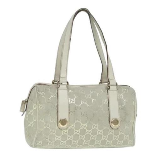 Pre-owned Canvas handbags Gucci Vintage , Gray , Dames