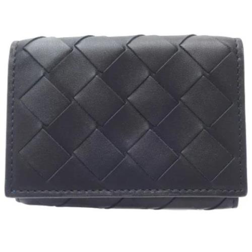 Pre-owned Leather wallets Bottega Veneta Vintage , Black , Dames