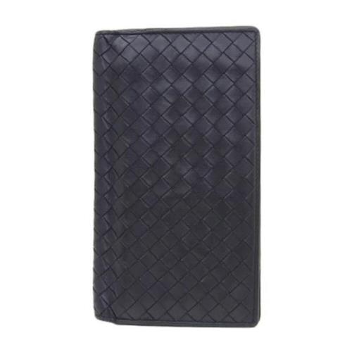 Pre-owned Leather wallets Bottega Veneta Vintage , Black , Dames