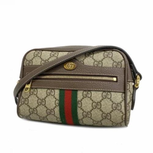 Pre-owned Fabric gucci-bags Gucci Vintage , Brown , Dames