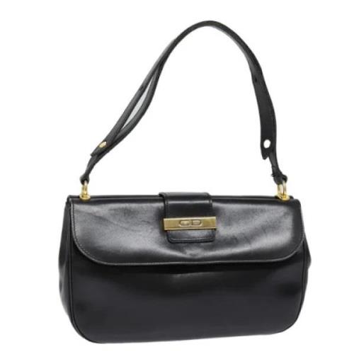 Pre-owned Leather dior-bags Dior Vintage , Black , Dames