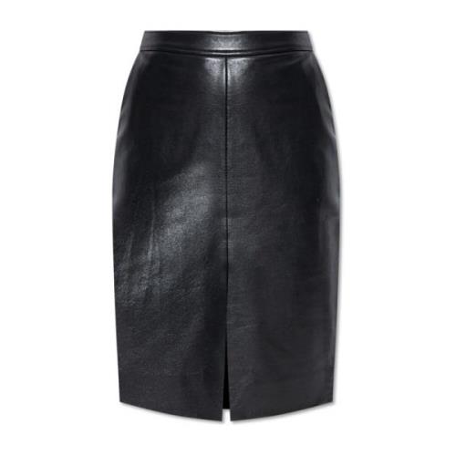 Leren rok Tyra Anine Bing , Black , Dames