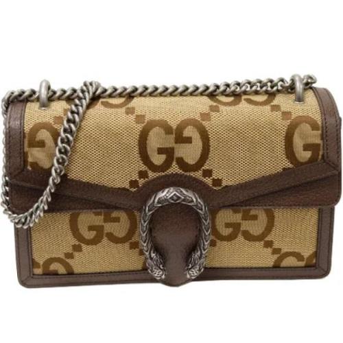 Pre-owned Canvas gucci-bags Gucci Vintage , Brown , Dames