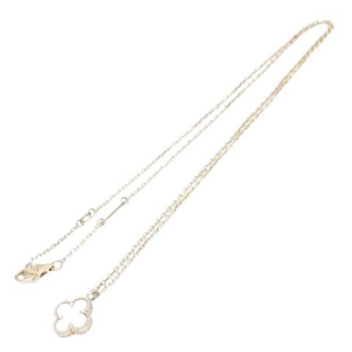 Pre-owned Metal necklaces Van Cleef & Arpels Pre-owned , Yellow , Dame...