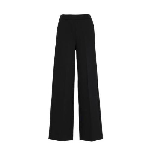 Fluwelen Corduroy Broek met Dubbele Plooien Pennyblack , Black , Dames