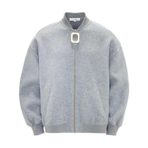 Grijze Parka Jas voor Mannen JW Anderson , Gray , Heren